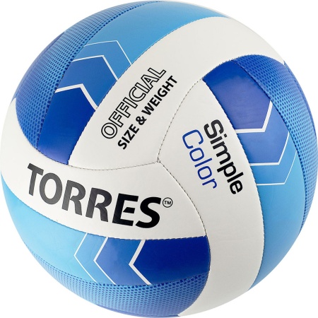 Купить Мяч волейбольный Torres Simple Color любительский р.5 в Пензе 